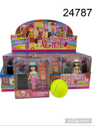 Imagen de MUÑECA EN ESTUCHE C/ACCESORIOS 6.25